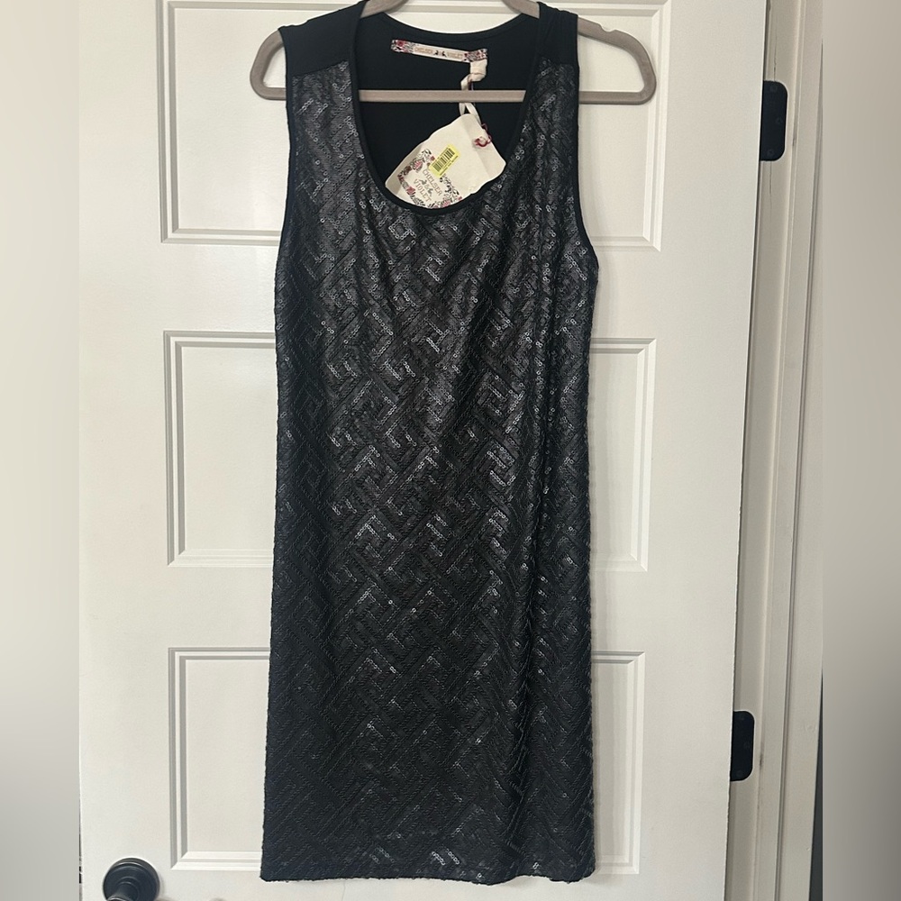 Chelsea & Violet Black Sheath Maxi Dress